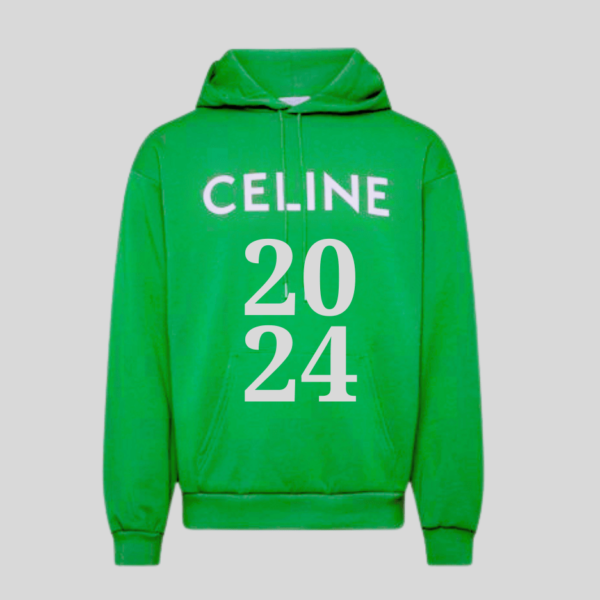 CELINE HOODIE GREEN 260