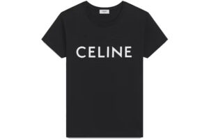 Celine Cotton T Shirt Black