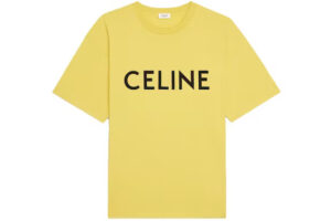 Celine Loose T Shirt Yellow