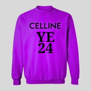 Celine Sweatshirt Purple 210