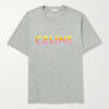 Oversized Logo Print Cotton T shirt