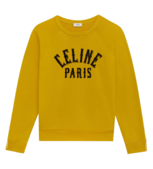 Yellow & Black Celine Paris Sweatshirt