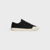 AS-01 LOW LACE-UP CELINE ALAN SNEAKER IN CANVAS & CALFSKIN