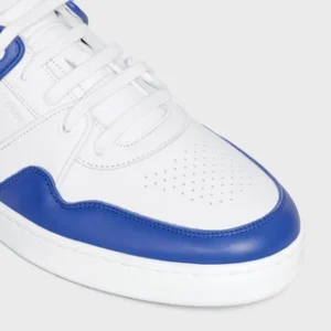 CT-04 CELINE TRAINER LOW LACE-UP SNEAKER IN CALFSKIN