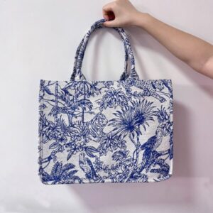 Celine Jiomay Jacquard Beach Tote Bags